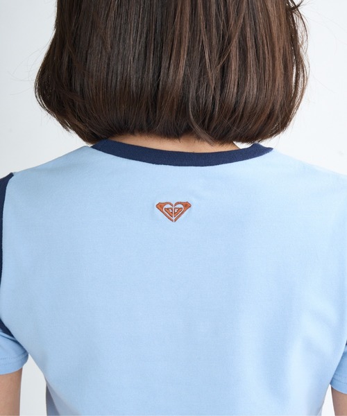 ROXY（ロキシー）の「【ZOZO限定アイテム】ROXY SURF CITY TEE/ロキシーショート丈半袖リンガーTシャツ（Tシャツ/カットソー・レディース・ブラウン/ホワイト/ブルー・MEDIUM/LARGE）」の8枚目の写真
