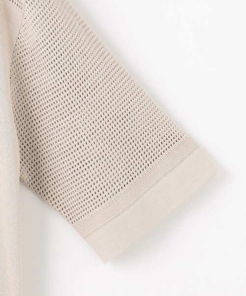 J.PRESS(ジェイプレス)の「【洗える】COTTON POLYESTER ニットポロ(ニット/セーター・レディース・ネイビー系/ベージュ系/ホワイト系・T15/T13)」の15枚目の写真