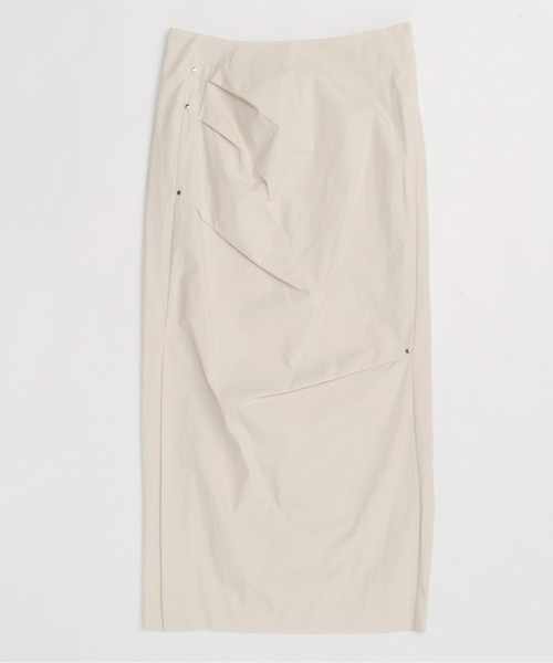 Side Slit Tuck Tight Skirt/サイドスリットタックタイト