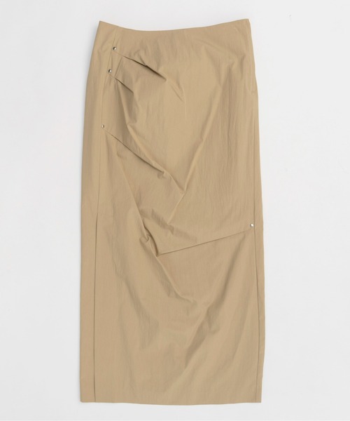 Side Slit Tuck Tight Skirt/サイドスリットタックタイト