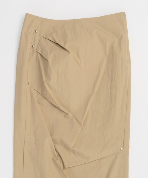 Side Slit Tuck Tight Skirt/サイドスリットタックタイト