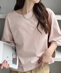 【夏までさらっと】ワイドシルエット ショート丈Tシャツ