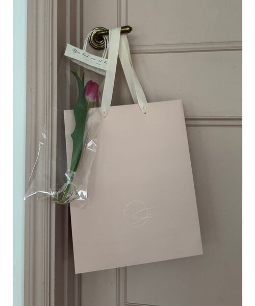 dazzlin（ダズリン）の「【藤井サチコラボ】マーガレットフラワータイトスカート（スカート・レディース・レッド/オフホワイト/ブルー・SMALL/MEDIUM）」の5枚目の写真