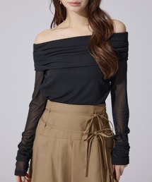 rienda | オフショルレディーシアートップス 春服(Tシャツ/カットソー)