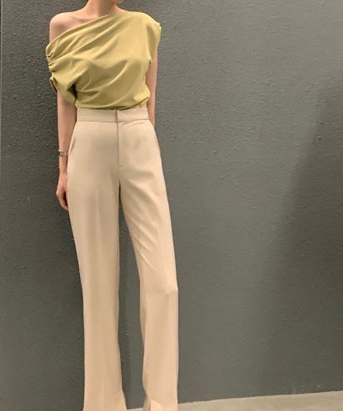 deux amour（ドゥーザムール）の「ワンショルダードレープトップス（その他トップス・レディース・ホワイト/ブラック/イエロー・FREE）」の13枚目の写真