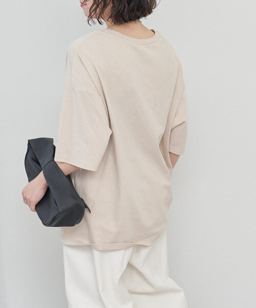 NUNIFE（ユニフィー）の「【NUNIFE】いろいろDOGT（Tシャツ/カットソー・レディース・アイボリー/オフホワイト/スミクロ・FREE）」の19枚目の写真