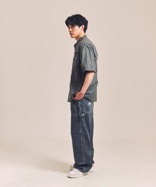 Lee(リー)の「LEE-DOUBLEKNEE WIDE PAINTER(デニムパンツ・メンズ・ブラック/インディゴブルー・M/L)」の21枚目の写真