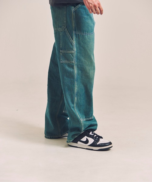 Lee(リー)の「LEE-DOUBLEKNEE WIDE PAINTER(デニムパンツ・メンズ・ブラック/インディゴブルー・M/L)」の16枚目の写真