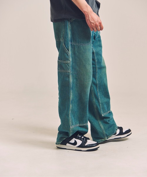 Lee(リー)の「LEE-DOUBLEKNEE WIDE PAINTER(デニムパンツ・メンズ・ブラック/インディゴブルー・M/L)」の17枚目の写真