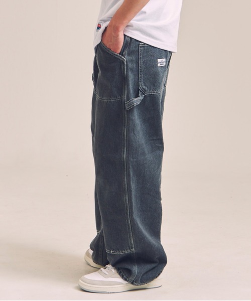 Lee(リー)の「LEE-DOUBLEKNEE WIDE PAINTER(デニムパンツ・メンズ・ブラック/インディゴブルー・M/L)」の8枚目の写真