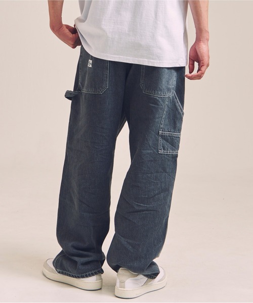 Lee(リー)の「LEE-DOUBLEKNEE WIDE PAINTER(デニムパンツ・メンズ・ブラック/インディゴブルー・M/L)」の10枚目の写真