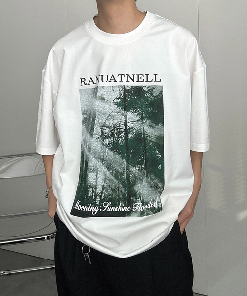 ボーダーズアットバルコニー　限定品　ロゴプリントTシャツ　ユニセックス　白 BORDERS at BALCONY ロゴTシャツ 38 白ピンク ユニセックス
