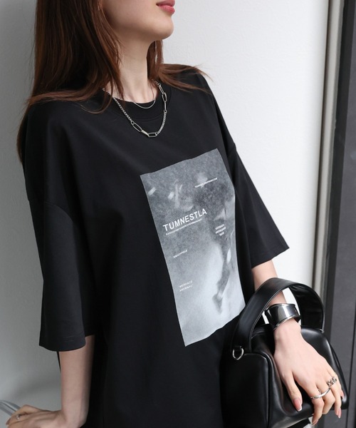 CREARE -LINO-（クレアーレリノ）の「＜ユニセックス商品＞アソートプリントTシャツ（Tシャツ/カットソー・メンズ・グリーン/ブラック/ホワイト/チャコールグレー/ブラック系その他/ホワイト系その他・MEDIUM/LARGE）」の20枚目の写真