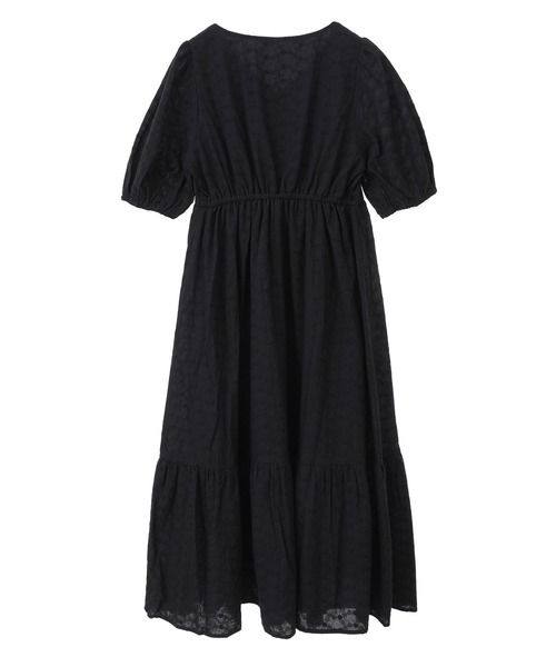 earth music&ecology(アースミュージックアンドエコロジー)の「花柄刺繍フレアワンピース(ワンピース・レディース・ブラック/オフホワイト・FREE)」の15枚目の写真