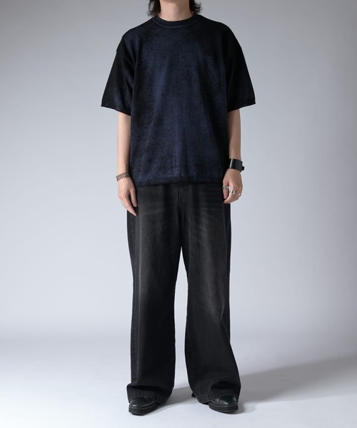 Lui's（ルイス）の「グランジニット（ニット/セーター・メンズ・ブルー/ブラック・S/M）」の12枚目の写真