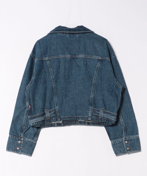 Levi's(リーバイス)の「【Levi's】バイカージャケット(ライダースジャケット・レディース・ダークインディゴブルー・L/M/S)」の2枚目の写真