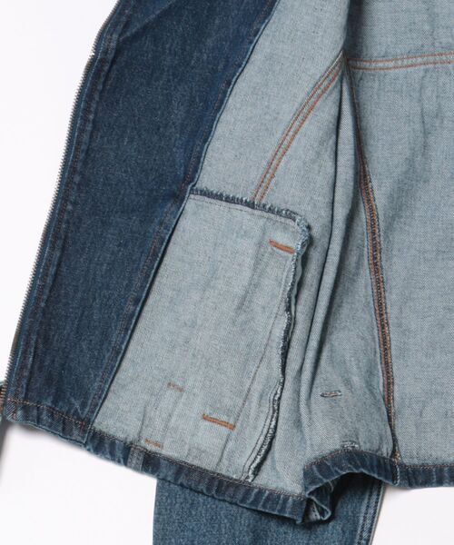 Levi's(リーバイス)の「【Levi's】バイカージャケット(ライダースジャケット・レディース・ダークインディゴブルー・L/M/S)」の3枚目の写真