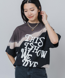 JOINT WORKS | 【NOMARHYTHM TEXTILE】Hand Dye Twist Tee - Print(Tシャツ/カットソー)