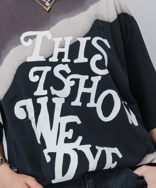 JOINT WORKS（ジョイントワークス）の「【NOMARHYTHM TEXTILE】Hand Dye Twist Tee - Print（Tシャツ/カットソー・レディース・ブラック/ネイビー・3）」の12枚目の写真