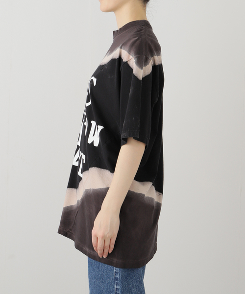 JOINT WORKS（ジョイントワークス）の「【NOMARHYTHM TEXTILE】Hand Dye Twist Tee - Print（Tシャツ/カットソー・レディース・ブラック/ネイビー・3）」の14枚目の写真