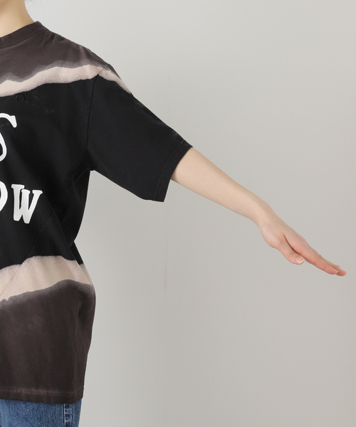 JOINT WORKS（ジョイントワークス）の「【NOMARHYTHM TEXTILE】Hand Dye Twist Tee - Print（Tシャツ/カットソー・レディース・ブラック/ネイビー・3）」の17枚目の写真