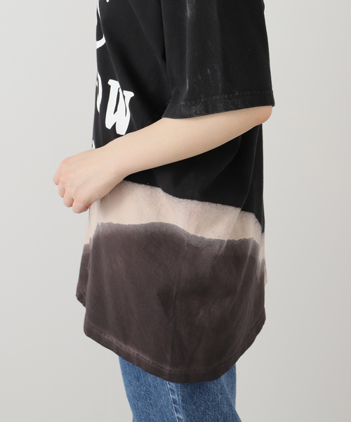 JOINT WORKS（ジョイントワークス）の「【NOMARHYTHM TEXTILE】Hand Dye Twist Tee - Print（Tシャツ/カットソー・レディース・ブラック/ネイビー・3）」の18枚目の写真