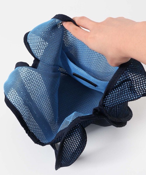 SENSE OF PLACE by URBAN RESEARCH（センスオブプレイスバイアーバンリサーチ）の「メッシュラウンドトートバッグ（トートバッグ・メンズ・ネイビー/グレー/ブラック・ONE）」の13枚目の写真