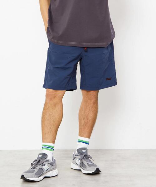MEN'S MELROSE(メンズメルローズ)の「【Gramicci/グラミチ】ナイロンパッカブルGショーツ | G4SM-P146(その他パンツ・メンズ・イエロー/ネイビー/ブルー/ブラック/オリーブ・5/3/4)」の1枚目の写真