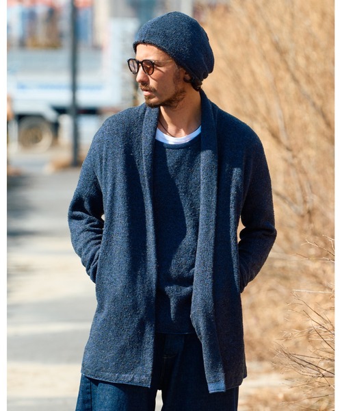 美品✨wjk　ダブルジェイケイ　ホック　カーディガン　ニット　レザー　リネン　麻 美品✨wjk ダブルジェイケイ ホック カーディガン ニット レザー