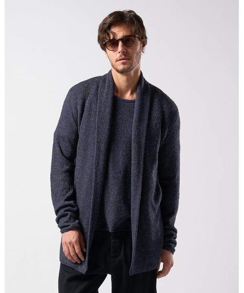 wjk（ダヴルジェイケイ）の「back pile light easy cardigan（カーディガン/ボレロ・メンズ・ネイビー/ブラック・SMALL/MEDIUM/LARGE/X-LARGE）」の3枚目の写真
