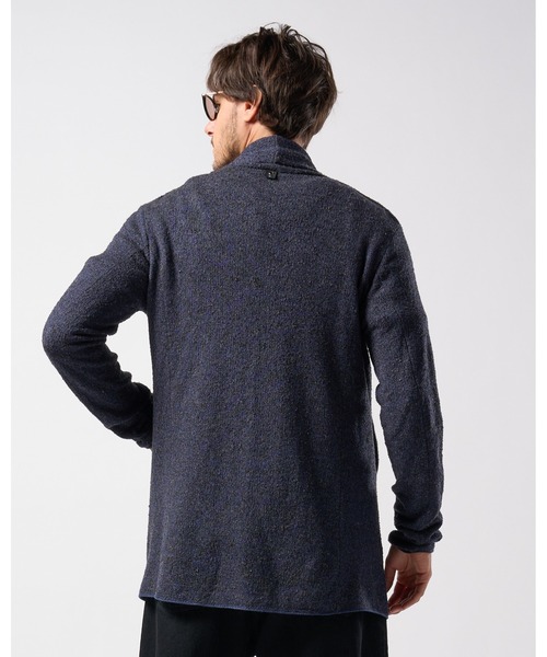 wjk（ダヴルジェイケイ）の「back pile light easy cardigan（カーディガン/ボレロ・メンズ・ネイビー/ブラック・SMALL/MEDIUM/LARGE/X-LARGE）」の5枚目の写真