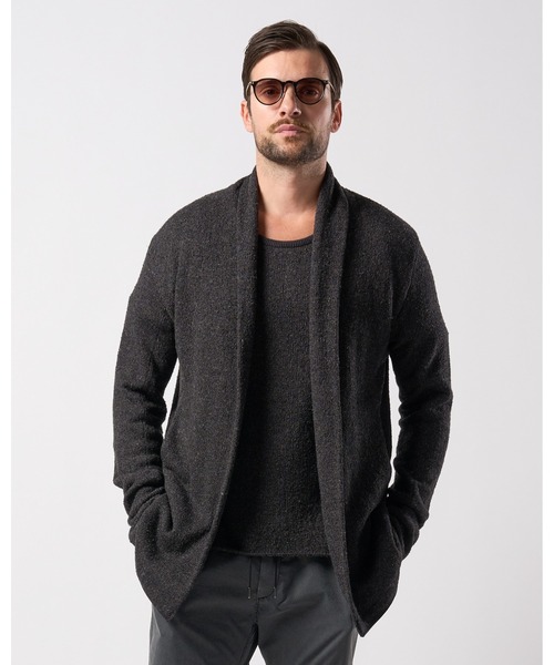 wjk（ダヴルジェイケイ）の「back pile light easy cardigan（カーディガン/ボレロ・メンズ・ネイビー/ブラック・SMALL/MEDIUM/LARGE/X-LARGE）」の6枚目の写真