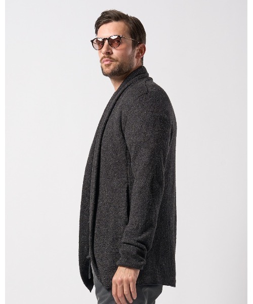 wjk（ダヴルジェイケイ）の「back pile light easy cardigan（カーディガン/ボレロ・メンズ・ネイビー/ブラック・SMALL/MEDIUM/LARGE/X-LARGE）」の7枚目の写真