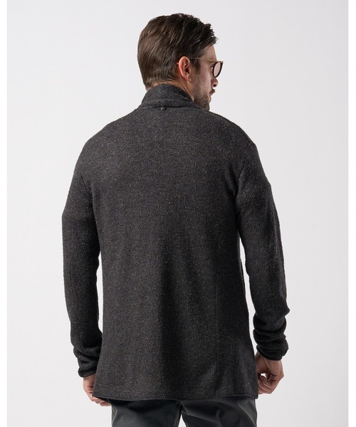 wjk（ダヴルジェイケイ）の「back pile light easy cardigan（カーディガン/ボレロ・メンズ・ネイビー/ブラック・SMALL/MEDIUM/LARGE/X-LARGE）」の8枚目の写真