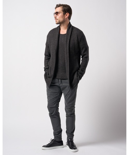 wjk（ダヴルジェイケイ）の「back pile light easy cardigan（カーディガン/ボレロ・メンズ・ネイビー/ブラック・SMALL/MEDIUM/LARGE/X-LARGE）」の10枚目の写真