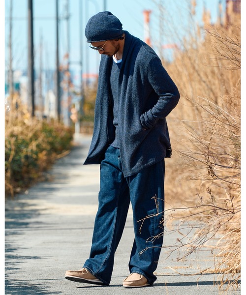 wjk（ダヴルジェイケイ）の「back pile light easy cardigan（カーディガン/ボレロ・メンズ・ネイビー/ブラック・SMALL/MEDIUM/LARGE/X-LARGE）」の15枚目の写真