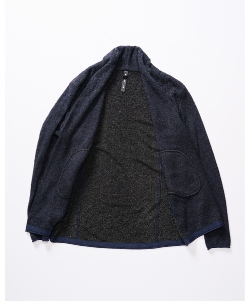 wjk（ダヴルジェイケイ）の「back pile light easy cardigan（カーディガン/ボレロ・メンズ・ネイビー/ブラック・SMALL/MEDIUM/LARGE/X-LARGE）」の17枚目の写真