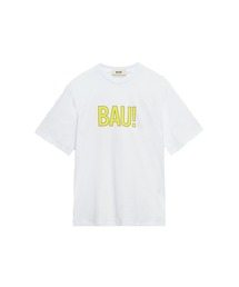 MSGM FANTASTIC GREEN オーガニックコットンTシャツ「BAU!」