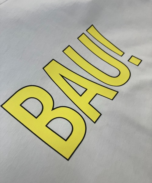 MSGM(エムエスジーエム)の「MSGM FANTASTIC GREEN オーガニックコットンTシャツ「BAU!」(Tシャツ/カットソー・メンズ・ホワイト・S/M)」の3枚目の写真