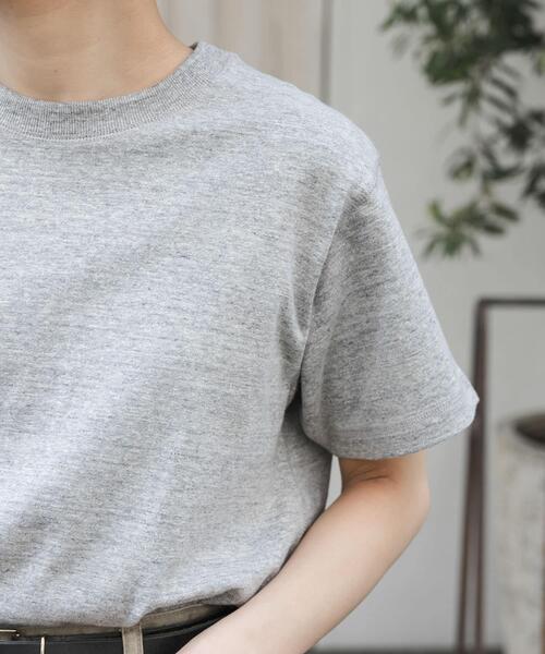 FORK&SPOON（フォークアンドスプーン）の「FORK&SPOON　リサイクルコットンショートスリーブTシャツ（Tシャツ/カットソー・レディース・ブラック/グレー系その他/オフホワイト・1）」の8枚目の写真