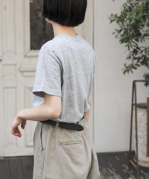 FORK&SPOON（フォークアンドスプーン）の「FORK&SPOON　リサイクルコットンショートスリーブTシャツ（Tシャツ/カットソー・レディース・ブラック/グレー系その他/オフホワイト・1）」の13枚目の写真