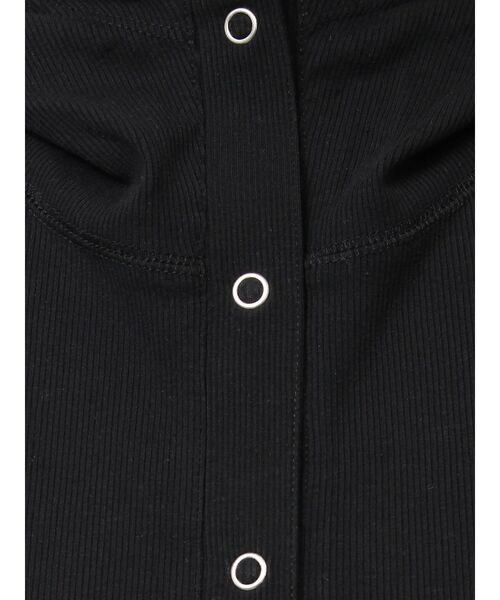 Ungrid（アングリッド）の「フードデザインテレコTee（Tシャツ/カットソー・レディース・ブラック/オフホワイト・FREE）」の19枚目の写真