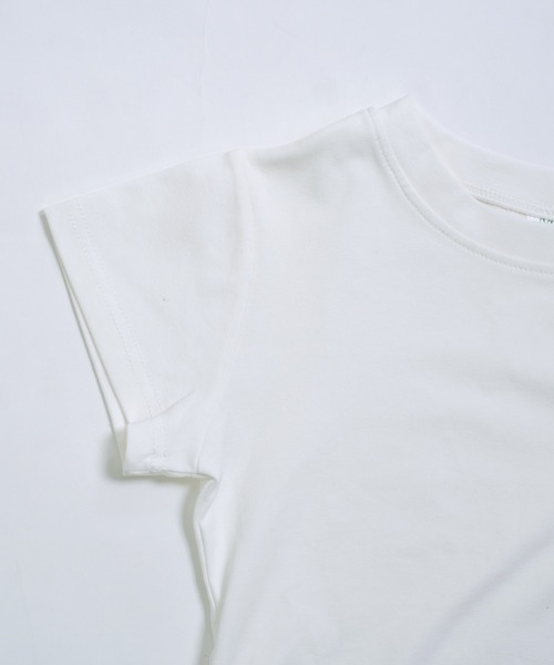shopnikoniko(ショップニコニコ)の「Tシャツ ヘムレース レイヤード風 スリムTシャツ 裾レース(Tシャツ/カットソー・レディース・ホワイト・フリー)」の15枚目の写真
