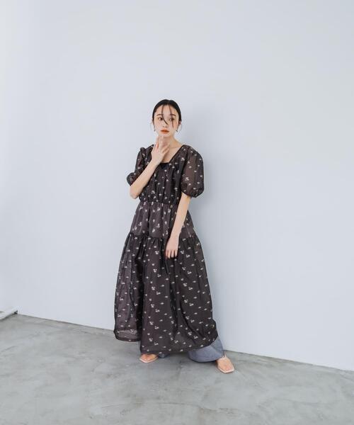 KBF（ケイビーエフ）の「シアージャガードワンピース（ワンピース・レディース・ブラック/ブラウン・ONE）」の6枚目の写真