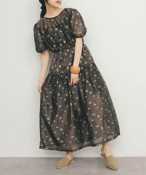 KBF（ケイビーエフ）の「シアージャガードワンピース（ワンピース・レディース・ブラック/ブラウン・ONE）」の8枚目の写真