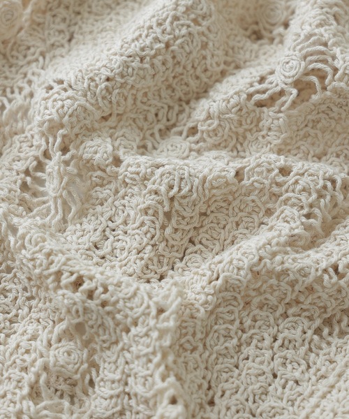 etoll.（エトル）の「アシンメトリースカラップクロシェベスト（ベスト・レディース・ブラック/キナリ・M）」の22枚目の写真