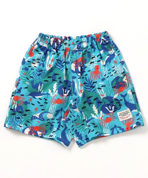 BREEZE(ブリーズ)の「【UVカット/撥水加工】水陸両用 総柄アクティブパンツ_ジュニア対応(その他パンツ・キッズ・オレンジ/ネイビー/ラベンダー/キナリ/イエロー/チャコール/ターコイズブルー/ブラック・80/130/100/120/140/150/90/110/160)」の6枚目の写真