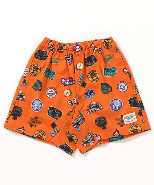 BREEZE(ブリーズ)の「【UVカット/撥水加工】水陸両用 総柄アクティブパンツ_ジュニア対応(その他パンツ・キッズ・オレンジ/ネイビー/ラベンダー/キナリ/イエロー/チャコール/ターコイズブルー/ブラック・80/130/100/120/140/150/90/110/160)」の8枚目の写真