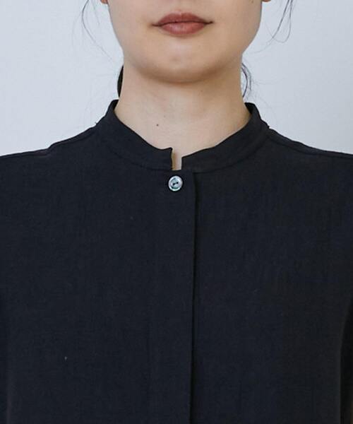 LOISIR(ロワズィール)の「【MTサイズ有り】リネンワッシャーオールインワン(つなぎ/オールインワン・レディース・ブラック・M/MT)」の10枚目の写真