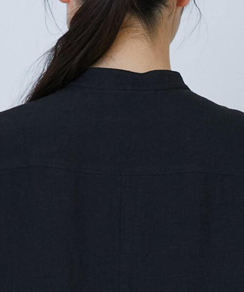 LOISIR(ロワズィール)の「【MTサイズ有り】リネンワッシャーオールインワン(つなぎ/オールインワン・レディース・ブラック・M/MT)」の11枚目の写真